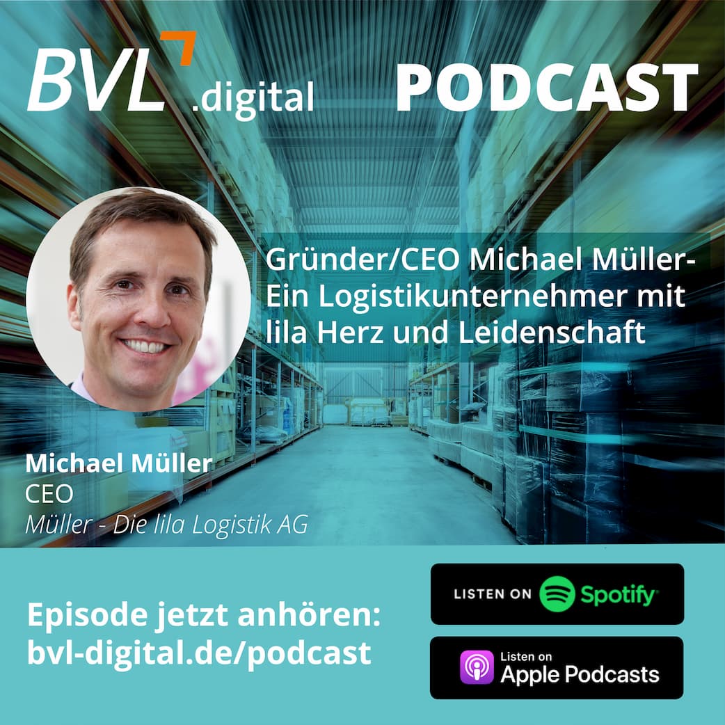 #14: Gründer und CEO Michael Müller: Ein Logistikunternehmer mit lila Herz und Leidenschaft