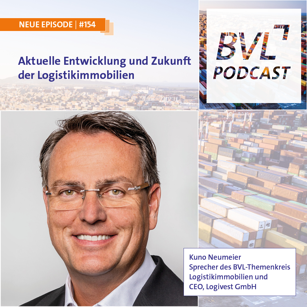 Im Podcast: Kuno Neumeier, CEO von Logivest, spricht über Entwicklung und Zukunft der Logistikimmobilien in Deutschland.