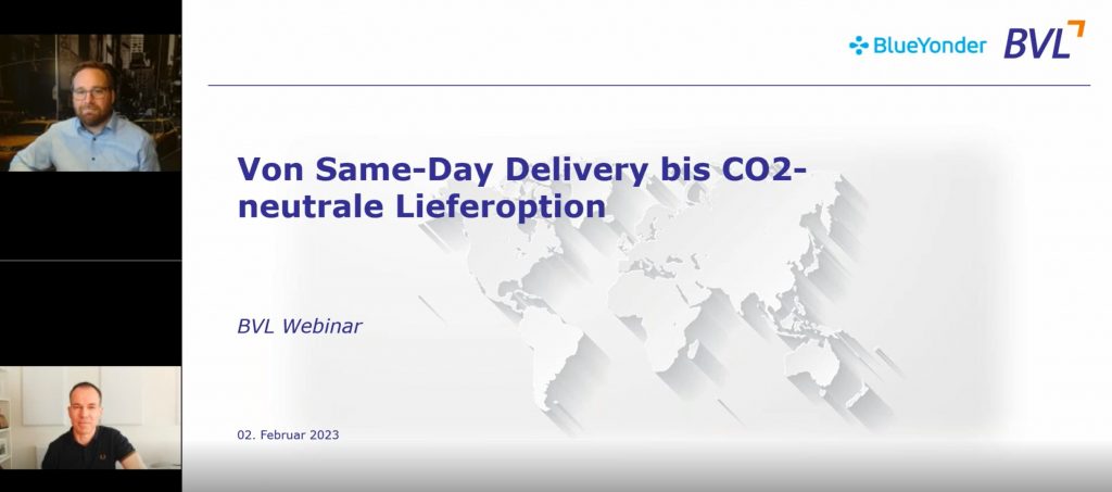 Von Same-Day Delivery bis CO2-neutrale Lieferoption